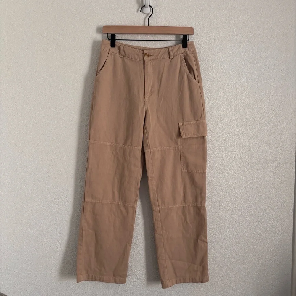 NWT Thread & Supply Women's Size Small Tan Brown Cargo Pants
